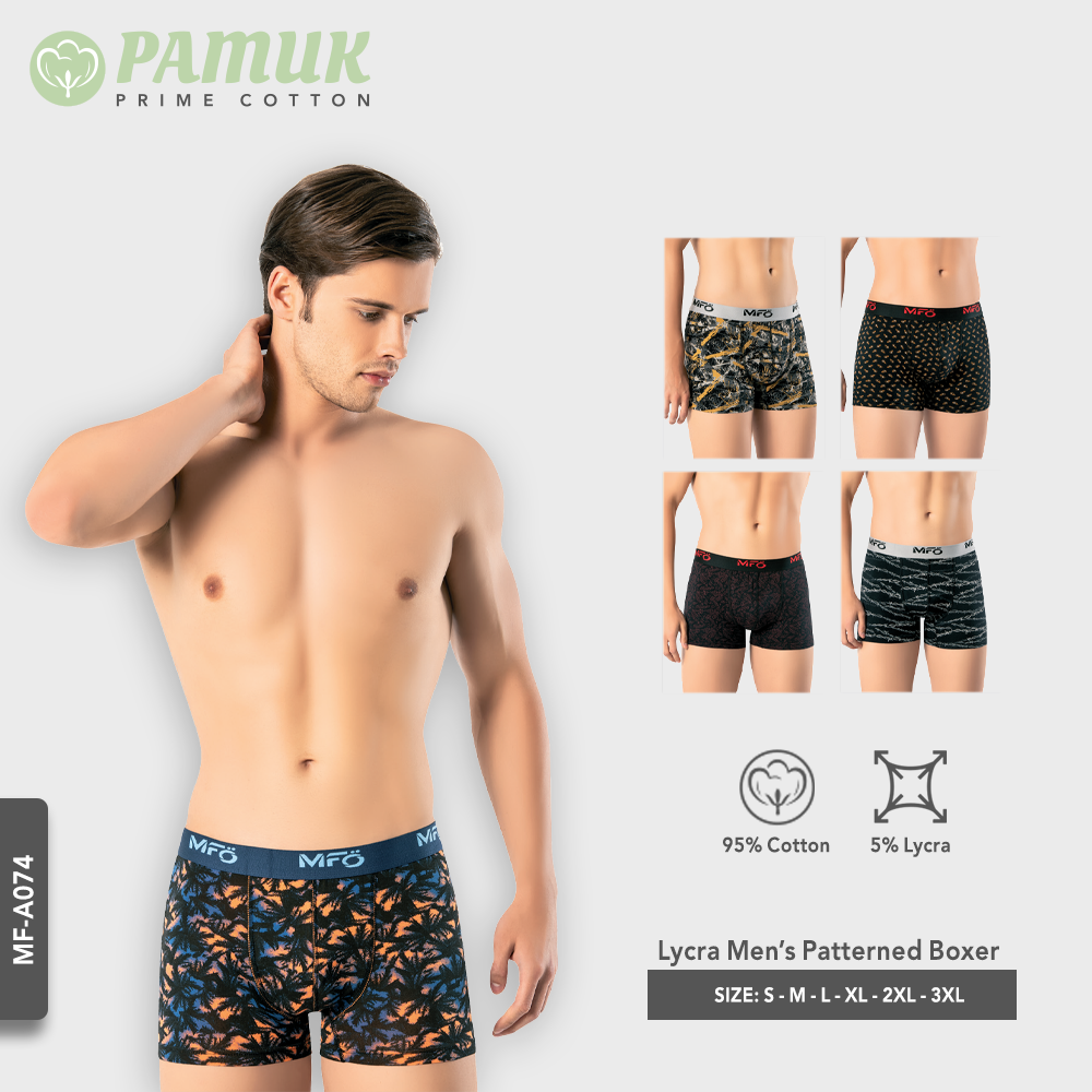 Lycra Patterned Boxer